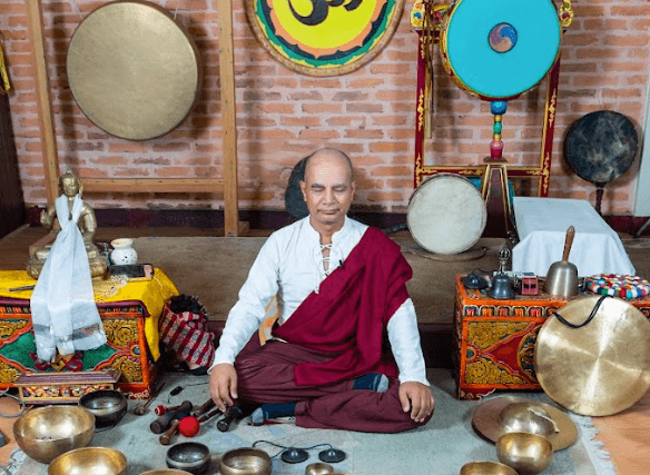 Meditation class at Kaivalya Yoga Nepal